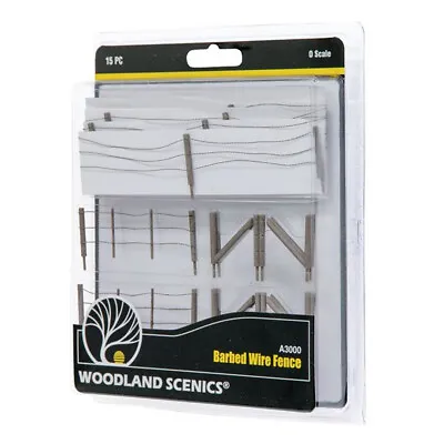 Woodland Scenics A3000 Barbed Wire Fence - O Scale • $16.49