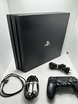 $269 • Buy Official Sony Playstation 4 PRO 1TB - Includes Controller & Cables - TESTED! PS4