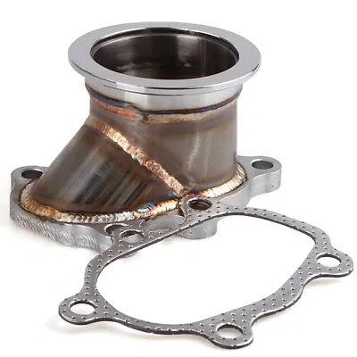 For GT25 GT28 T25 T28  Turbo Down Pipe 5 Bolt Flange To 2.5 63mm V Band Adapter • $29.77