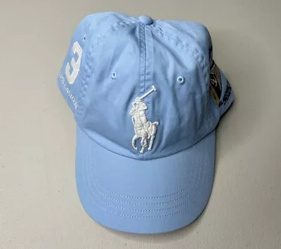 Polo Ralph Lauren Mens Light Blue PRL Yacht Club Hat Cap Adjustable Strap NWT • $53.99