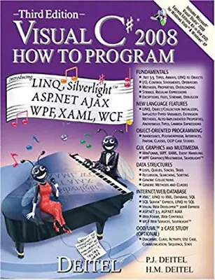 Visual C# 2008 - How To Program Paperback • $7.76