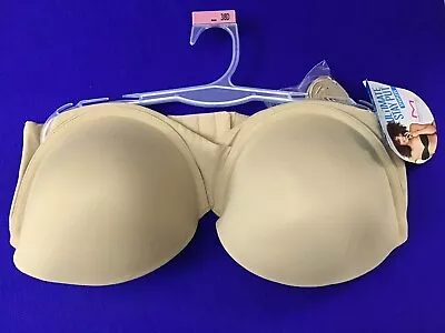 NWT Bra 38D Beige Ultimate Stay Put Strapless Maidenform Sweet Nothings (C11-1) • $10.95