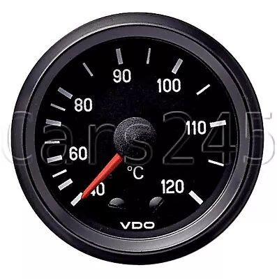 VDO Vision Cockpit Water Temperature Gauge 40-120 C 52mm 180-035-004G • $130.39