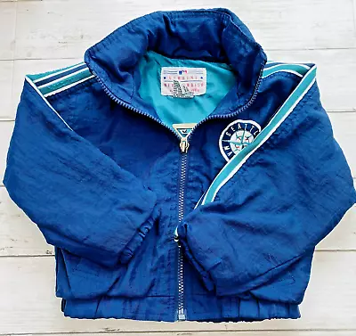 Vintage Seattle Mariner's MLB Genuine Merchandise Toddler Bomber Jacket-4T • $80