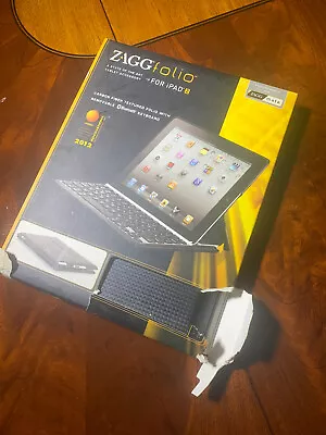 $20 • Buy ZAGG Folio Case Hinged With Backlit Bluetooth Keyboard For IPad Air 2 - Black