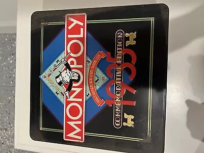 Monopoly 1935 Commemorative Tin Edition 1985 50th Anniversary Board Game • $18