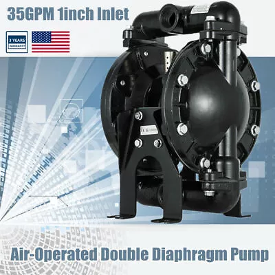 QBY4-25L Air-Operated Double Diaphragm Pump 1  Inlet & Outlet 120 PSI 35 GPM HOT • $162