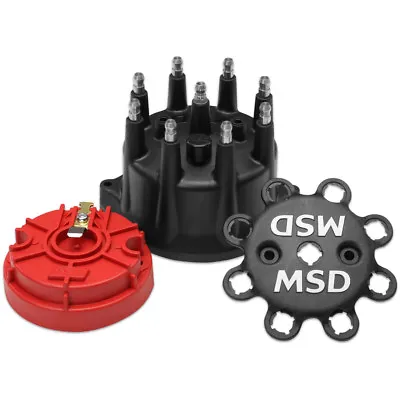 87-92 Late Model GM HEI MSD Distributor Cap Small Diameter Cap & Rotor 84317 • $56.38