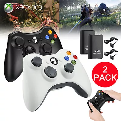 USB Wired / Wireless Game Controller Gamepad Joystick For Microsoft Xbox 360 PC • $53.99