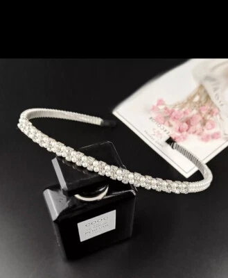 £4.99 • Buy Beautifully Elegant Imitation Pearl & Sparkling CZ Headband