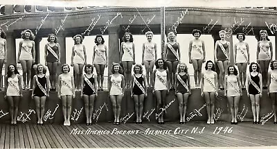 Miss America Pageant 1946 Atlantic City NJ Original Photo Cloris Leachman • $100
