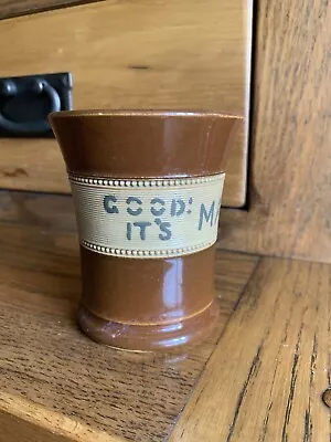 £17.95 • Buy Lovatt's Langley Ware England '' Good It's ''masons'' Beaker
