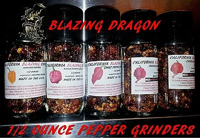 Carolina Reaper/ Moruga/ Butch T/ Scorpion/Ghost Pepper/Habanero Pepper Grinders • $8.50