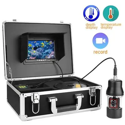 Video Recording Fish Finder 360 Rotating Underwater Fishing Camera 7  Monitor • $399.89