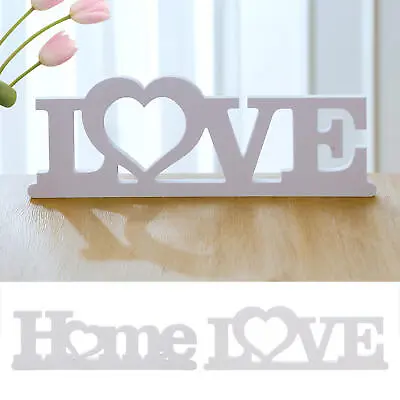 Home Decorative Signs Modern Letter Logo Ornament Delicate Home Word  • £9.86