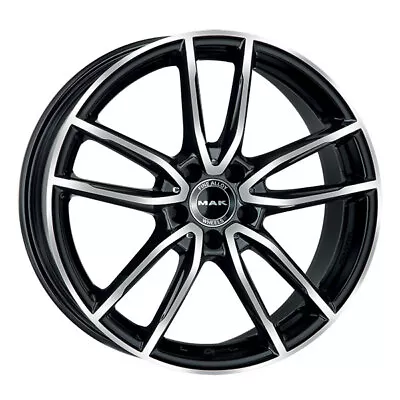 Alloy Wheel Mak Evo For Audi S4 9x18 5x112 Black Mirror 5qf • $572