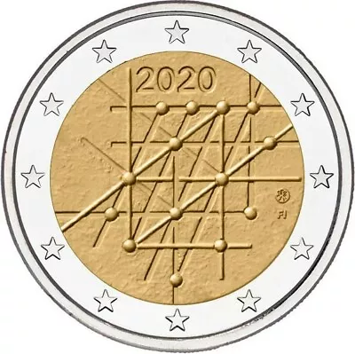 2 Euro Finland 2020 * 100th Anniversary - University Of Turku * Unc • $9.09