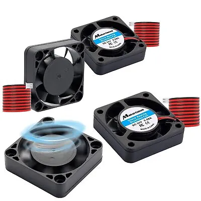 4pcs Quiet Silent Cooling Fan 12V 40mm Fan 0.08A DC For 3D Printer DVR Repair UK • £7.89