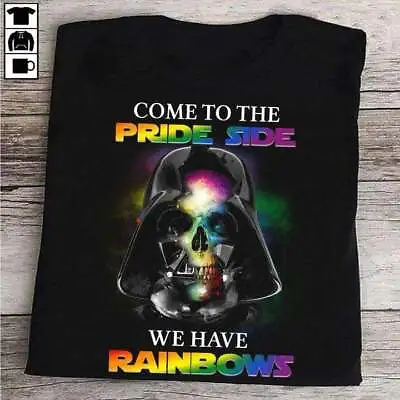 $16.15 • Buy Star Wars Darth Vader Come To The Pride We Have Rainbow LGBT Tshirt Men