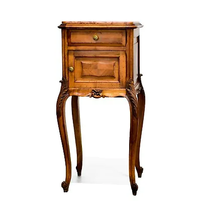 Antique French Louis XV Style Marble Top Night Stand Nightstand • $625