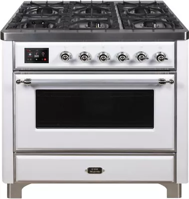 ILVE UM09FDNS3WHC Majestic II Series 36 Inch Freestanding Dual Fuel Range • $6598