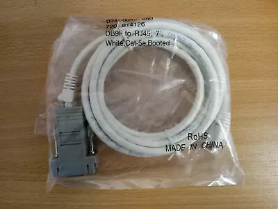 £5 • Buy Console Cable -  DB9F To RJ45 White 2M Cat-5E  (Juniper) 094-0040-000 
