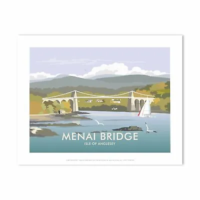 Menai Bridge 28x35cm Art Print By Dave Thompson • £9.99