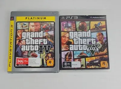 Grand Theft Auto - PlayStation 3 (PS3) GTA 4 & 5  • $12