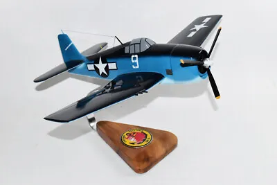 VF-5 1944 USS Yorktown F6F-3 Hellcat 18 Inch Mahogany Model • $359