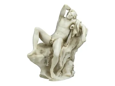 $134 • Buy Barberini Faun Sleeping Drunken Satyr Greek Statue Sculpture Cast Marble Painted