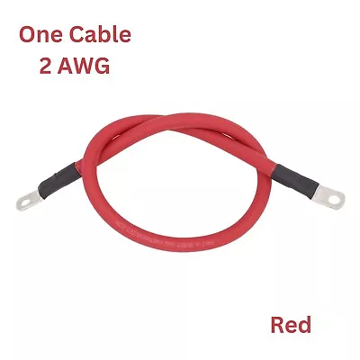 2 AWG Gauge Custom Battery Cable Copper Car Solar Power Wire Inverter RV Welding • $7.67