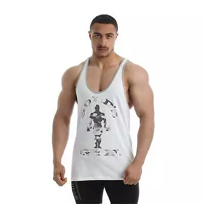 £8 • Buy Golds Gym Mens Print Vest Performance Tank Top Slogan
