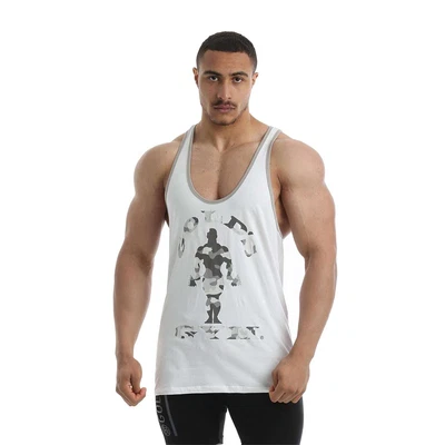 £8 • Buy Golds Gym Mens Print Vest Performance Tank Top Slogan