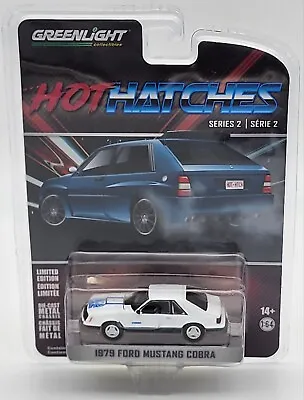 Greenlight Hot Hatches Series 2 White 1979 Ford Mustang Cobra Real Riders!  • $11.29