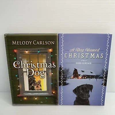 $9.99 • Buy A Dog Named Christmas Greg Kincaid And The Christmas Dog Melody Carlson Book Lot