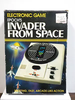 N C0415 1980 Vintage Epoch  Invader From Space  Handheld W/ Box & Manual (Works) • $39.99