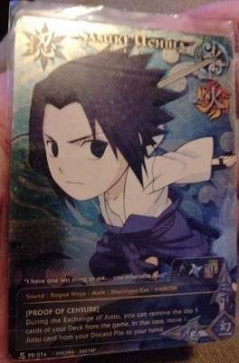 $5 • Buy Naruto CCG - Sasuke Uchiha - PR-074 - Chibi Promo - Foil