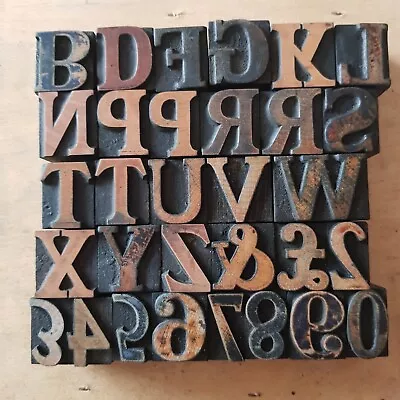 £2 • Buy Wooden Letterpress Printing Blocks Type 1  High Letters. Take Your Pick.