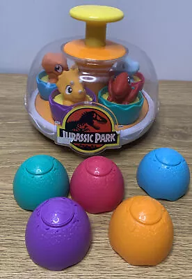 Tomy Toomies Baby Activity Toy Jurassic Park Spin & Hatch Dino Eggs Dinosaur • $24.95