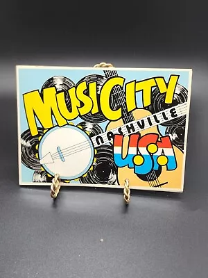 Vintage Music City/ Nashville Postcard   New Unposted • $2.50