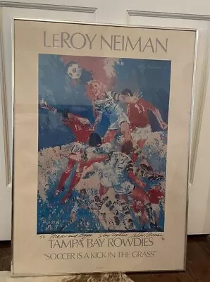 Original Leroy Neiman Tampa Bay Rowdies-Signed Autograph-1975 • $19.89