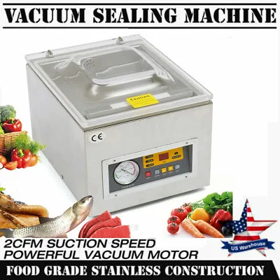 120W Table Top Commercial Vacuum Sealing Machine Packing Sealer Chamber DZ-260S • $310.65