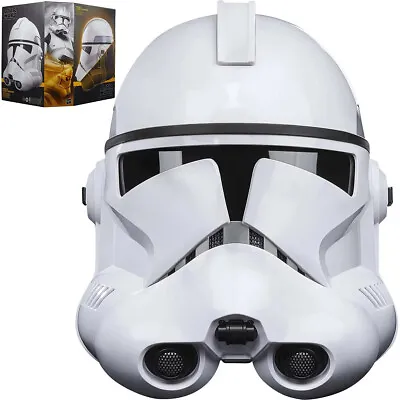 Star Wars The Black Series Phase II Clone Trooper Premium Electronic Helmet Prop • $269.99