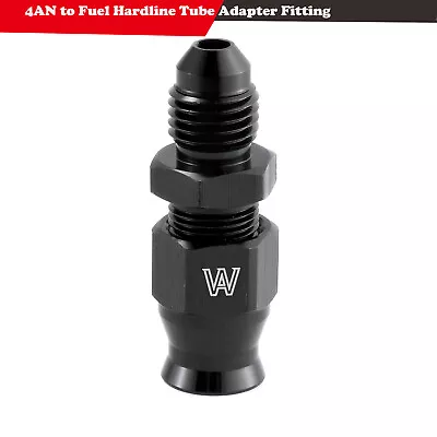 4AN To Fuel Hardline Tube Adapter Fitting - 4AN Male Flare To 1/4  Hard Line Hot • $7.19