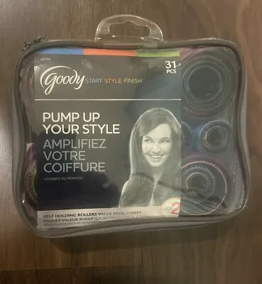 Goody AmpItUp Styling Self-Holding Rollers 5 Sizes 30 Count (Missing 1 Pcs) • $6.99