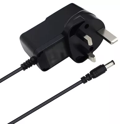 UK 9 Volt Power Supply AC Wall Adapter 5.5/2.5mm 9V 9VDC 300ma Center Negative • £4.98