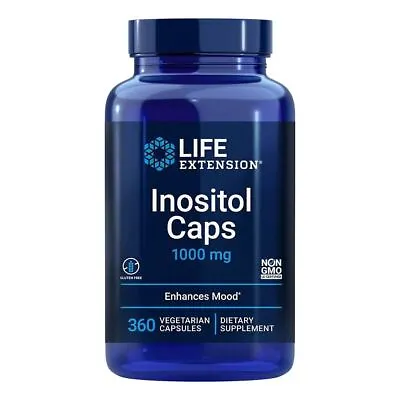 Life Extension Inositol Caps 1000 Mg - 360 Vcaps • £68.98