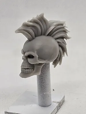 3d Printed RIOT SKULL MOHAWK Head 1:12  6  GI Joe Classified/Marvel Legend • $6.99