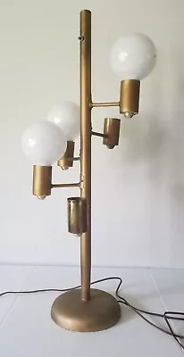  1970s Mid Century Modern Waterfall 5-Globe Lamp 1970s  34  PLEASE READ  • $125