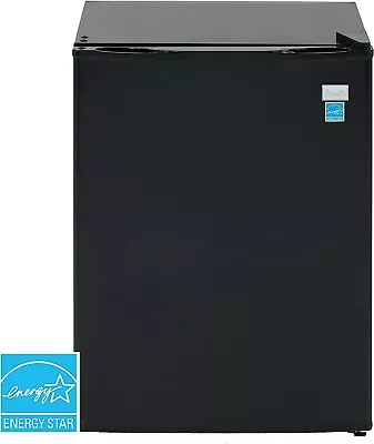 Avanti 2.4 Cu. Ft. Single Door Black Compact Refrigerator • $179.99